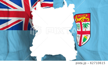Ripped Fiji flying flag Ripped Fiji flying flag 62710615