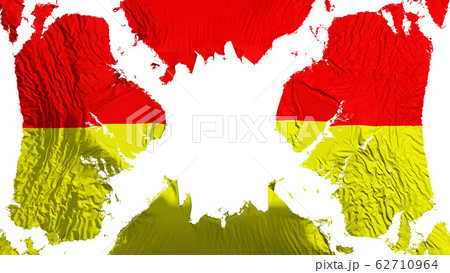 Pretoria city torn flag fluttering in the wind 62710964
