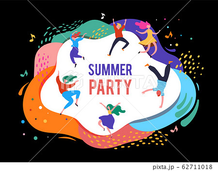 Summer fest, concept of live music festival, jazz and rock, food street fair, family fair, event 62711018