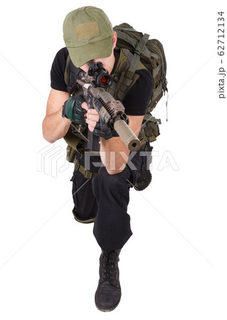Private military contractor - rifleman with Private military contractor - rifleman with 62712134