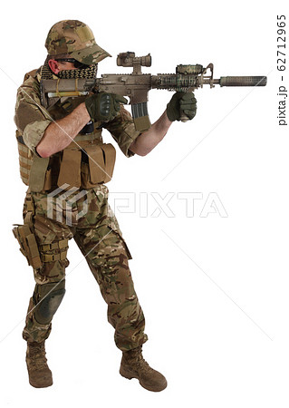 special force operator with carbine M4 62712965
