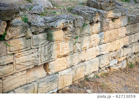 Close up mansory with rusrt of the antic Nymphaeum in Crimea 62713059