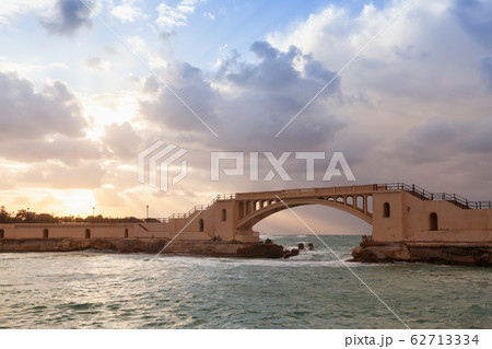 Landscape with Montazah bridge, Egypt 62713334