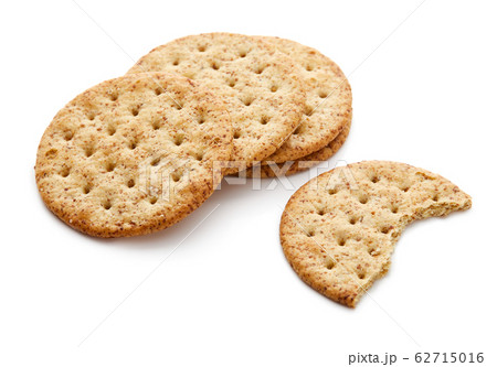 Cracker Isolated on White Background 62715016