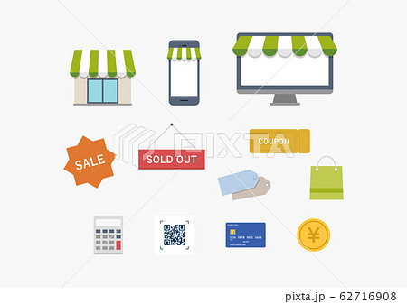 ショップ　店舗　オムニチャネル 62716908