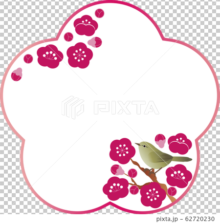 Uguisu-ume-bird-flower-spring-frame-copy space Uguisu-ume-bird-flower-spring-frame-copy space 62720230