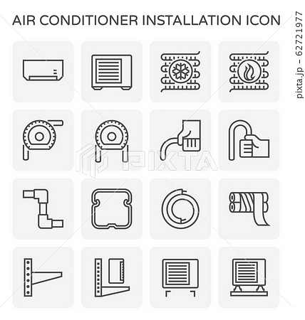 air conditioner icon air conditioner icon 62721977