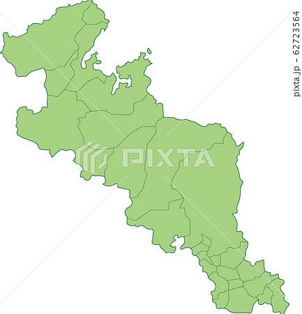 京都府の地図_市町村別 京都府の地図_市町村別 62723564