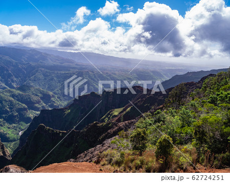 ハワイ カウアイ島 ワイメア・キャニオン州立公園 ハワイ カウアイ島 ワイメア・キャニオン州立公園 62724251