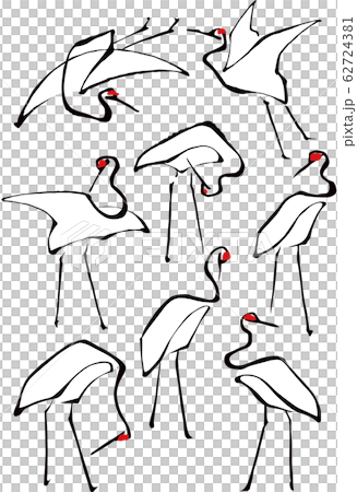 浮世絵　鶴　その12 62724381