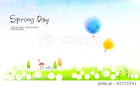 春 家 熱気球 62725541