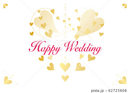 ウェディングカードのイラスト素材