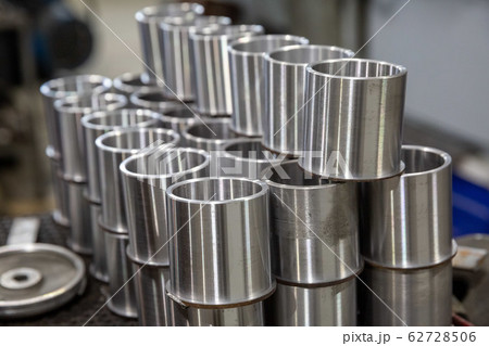 stacks of steel parts in the Metalworking industry stacks of steel parts in the Metalworking industry 62728506