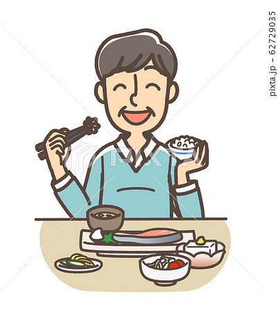 中年　男性　楽しい食事　和食 62729035