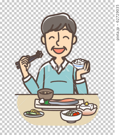 中年人享用日本料理 62729035