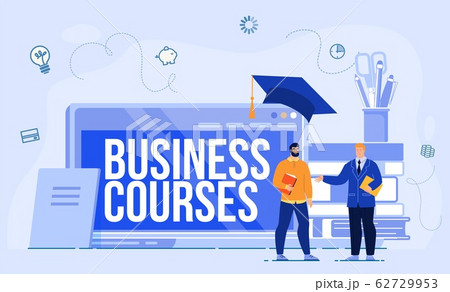 Internet Business School Courses Vector Concept 62729953