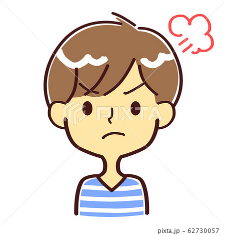 男性 表情 怒るのイラスト素材