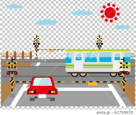 Railroad crossing railway car icon - Stock Illustration [62730078] - PIXTA