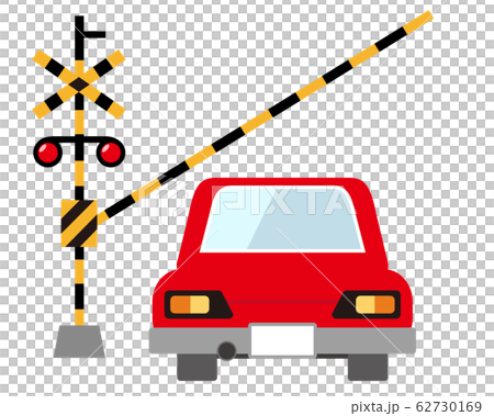 踏切　鉄道　自動車　アイコン 62730169