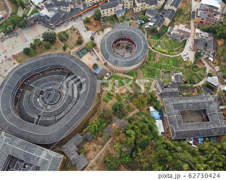 福建土楼の空撮 福建土楼の空撮 62730424