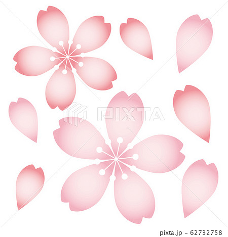 桜アイコン07のイラスト素材