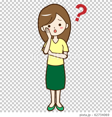 Young woman in doubt Young woman in doubt 62734069