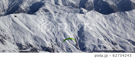 Speed riding in snowy mountains Speed riding in snowy mountains 62734243