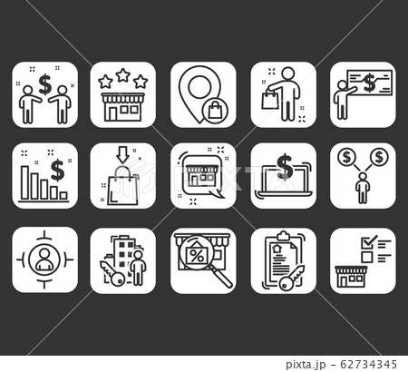 Buyer icons set.  62734345