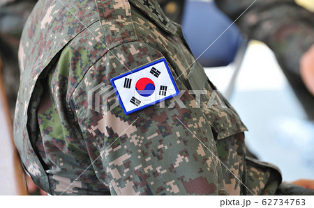 陸軍 軍服 韓国の写真素材 [62734763] - PIXTA