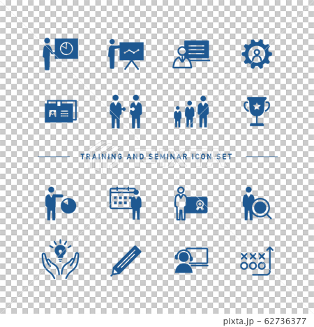 TRAINING AND SEMINAR ICON SET 62736377