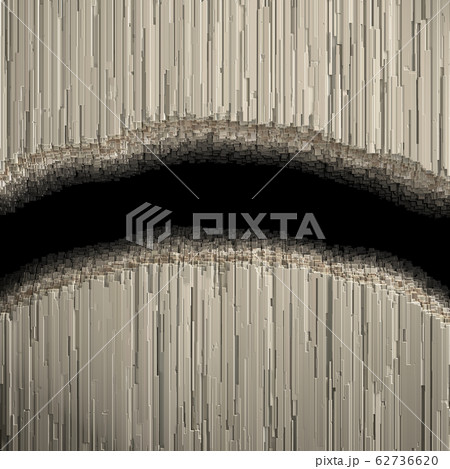 Shapeless figure made of industrial metal 3D Shapeless figure made of industrial metal 3D 62736620