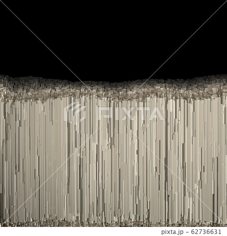 Square in the form industrial metal 3D 62736631