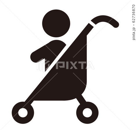 stroller icon baby push vector stroller icon baby push vector 62736870