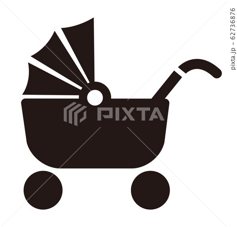 stroller icon baby push vector stroller icon baby push vector 62736876