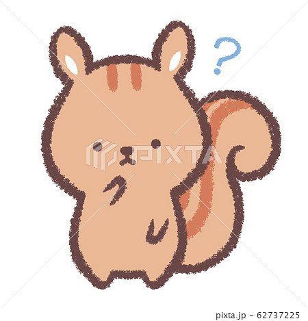 Squirrel Hatena - Stock Illustration [62737225] - PIXTA
