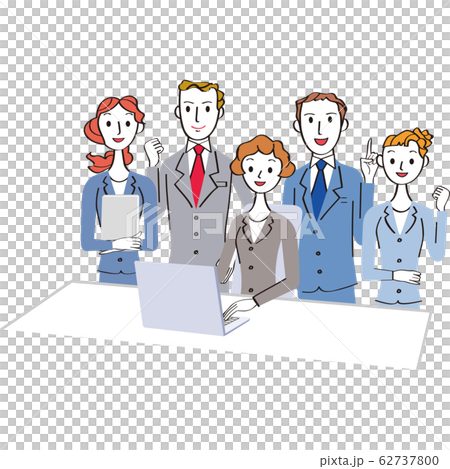 Gather around female office workers 62737800