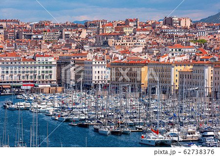 Old Port and Notre Dame, Marseille, France 62738376