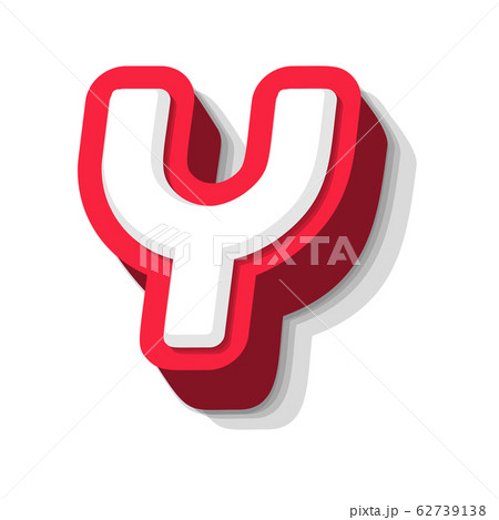 3D bold funny letter Y, heavy type for modern super hero monogram, prize logo, comic graphic, fun and cool poster and education game. Extrude style vector typography design 3D bold funny letter Y, heavy type for modern super hero monogram, prize logo, comic graphic, fun and cool poster and education game. Extrude style vector typography design 62739138