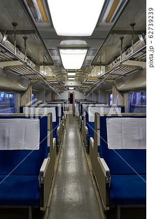 寝台電車5系 車内の写真素材