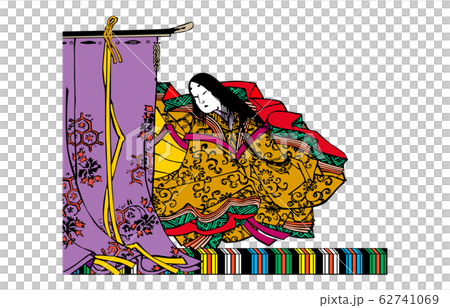 今様百人一首吾妻錦歌仙絵2持統天皇 62741069