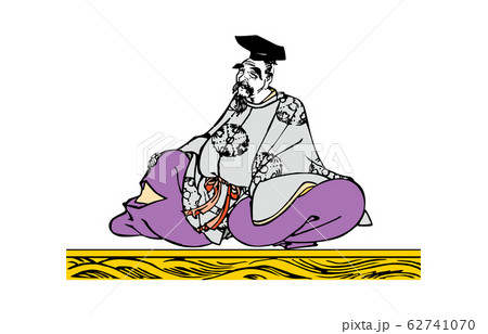 今様百人一首吾妻錦歌仙絵3柿本人麿 62741070