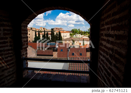View of the beautiful Salamanca old city in a 62745121
