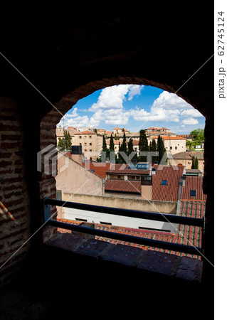 View of the beautiful Salamanca old city in a View of the beautiful Salamanca old city in a 62745124