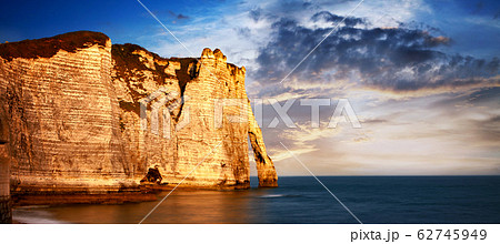 panorama of coastal landscape along the Falaise panorama of coastal landscape along the Falaise 62745949