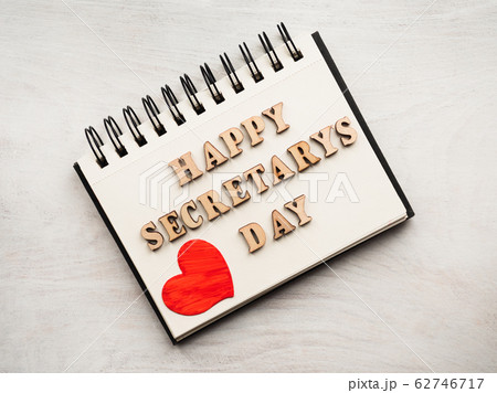 Secretaries Day and Admin Day. Greeting card. Secretaries Day and Admin Day. Greeting card. 62746717