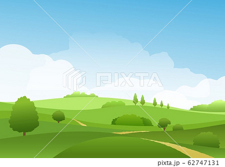 Summer landscape with hills 62747131