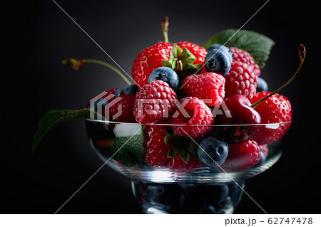 Berries closeup colorful assorted mix. Berries closeup colorful assorted mix. 62747478