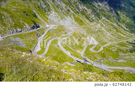 One of the most beautiful mountain winding roads 62748142