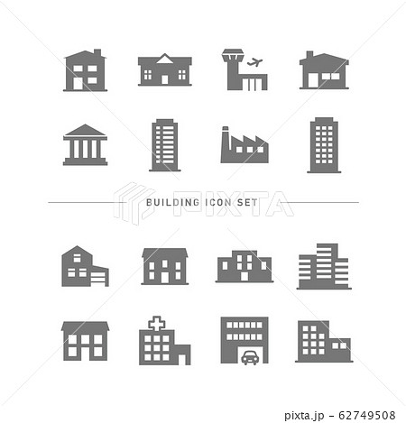 BUILDING ICON SET 62749508