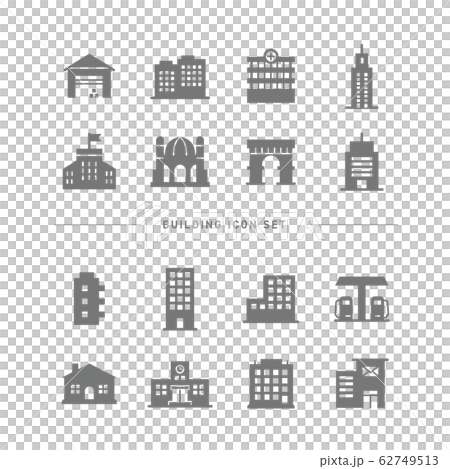 BUILDING ICON SET BUILDING ICON SET 62749513